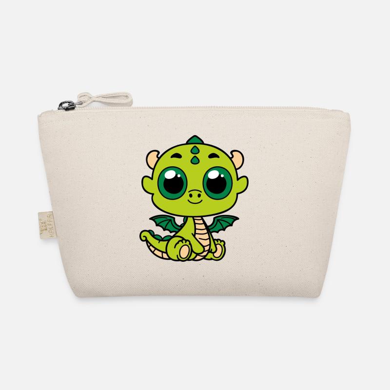 Dragon vert mignon Trousse biologique