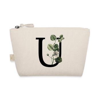 Buchstabe U Grün Botanisch - Bio-Täschchen - Natur - Vorne
