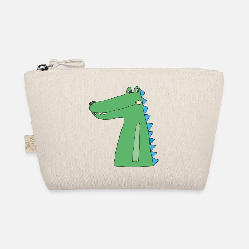 Crocodile Funny Organic Pouch