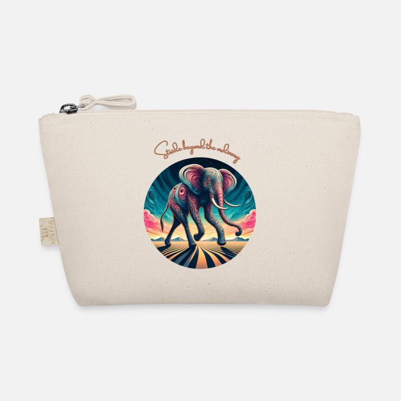 Surreal Desert Elephant Bio-Täschchen