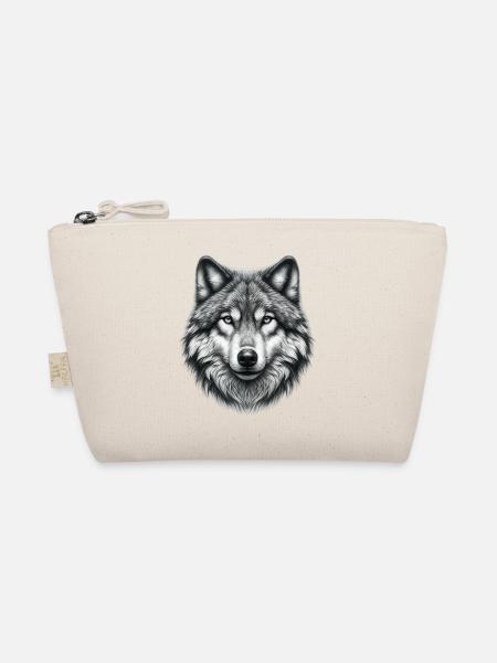 Wolf - Organic Pouch - nature