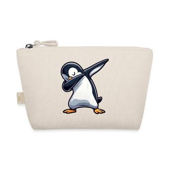 Cool Penguin Dabbing Dancing Relaxed Fun - Organic Pouch - nature - Front
