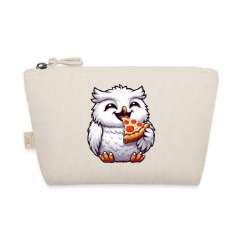 Hibou Harfang des neiges Pizza Amateur de pizza - Trousse biologique - nature - Devant