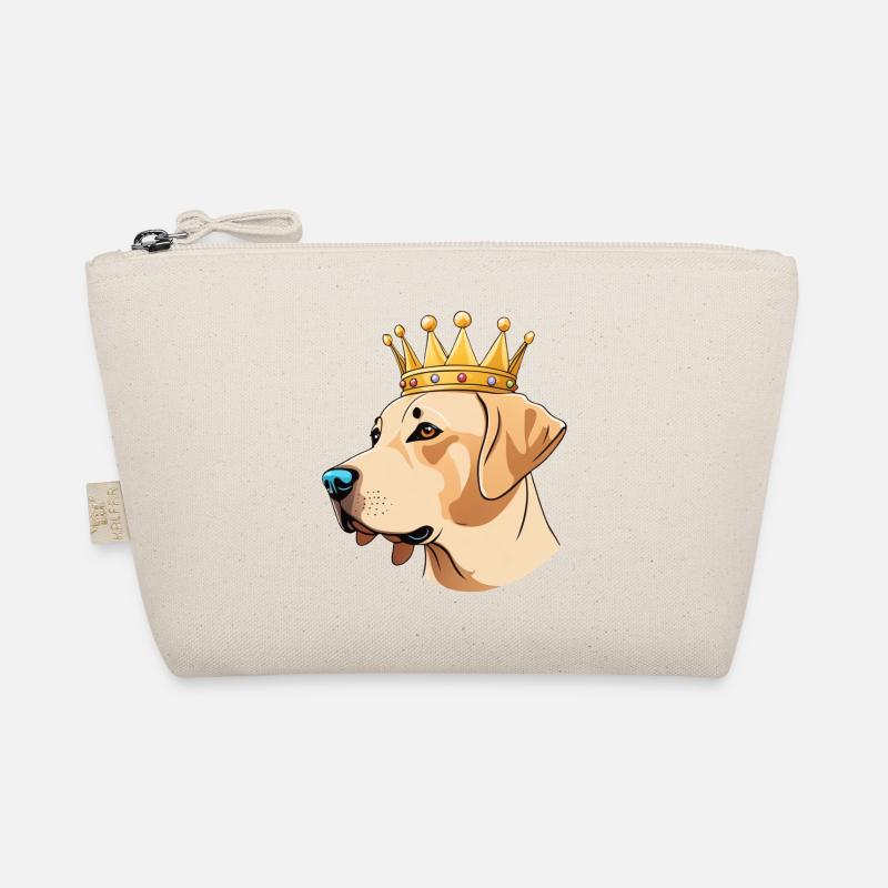 "Crowned Heads" - Labrador - Organic Pouch - nature