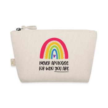 LGBT Pride Month - Never apologise for who you are - Organic Pouch - nature - Front