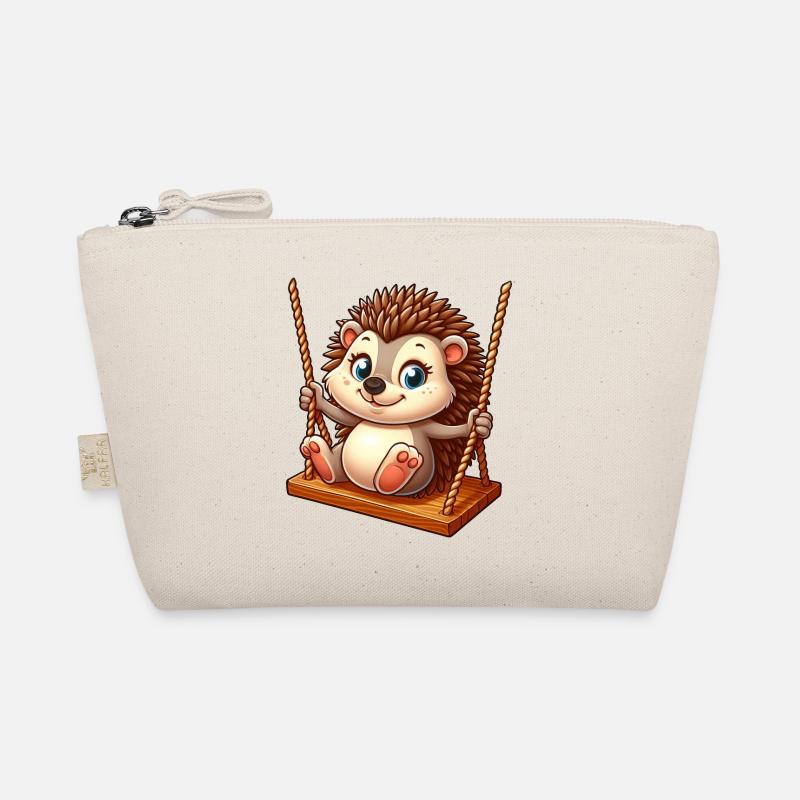 Mignon hérisson balançant terrain de jeu amusant Trousse biologique