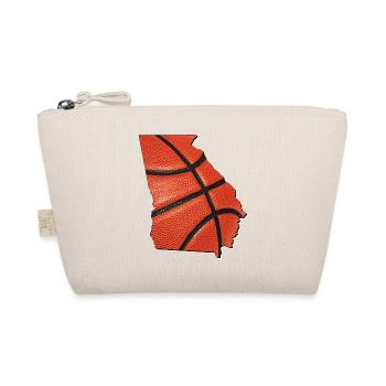Georgia (USA) | real basketball | Map - Organic Pouch - nature - Front