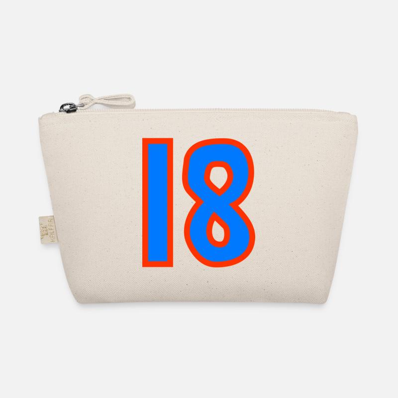 18. 18 YEARS OLD. 18th ANNIVERSARY. 18 BIRTHDAY. Organic Pouch