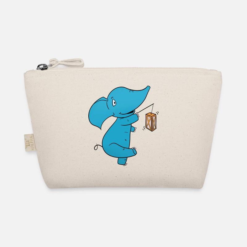 Elephant Lantern Organic Pouch