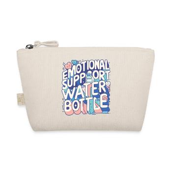 Emotional Support Wasserflasche - Bio-Täschchen - Natur - Vorne