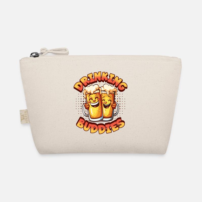 Beer Drinking Buddies Partnerlook Beer Mugs Funny Organic Pouch