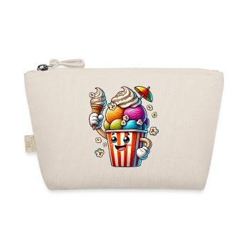 motif de glace de dessin animé joyeux pour les plaisirs de l’été - Trousse biologique - nature - Devant