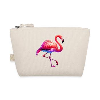 Flamingo - Bio-Täschchen - Natur - Vorne