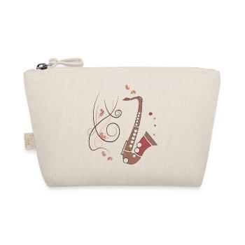 Saxophone Musical Instrument - Organic Pouch - nature - Front