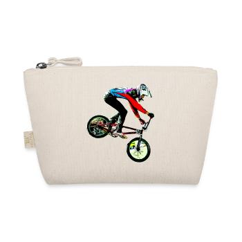 BMX Race Racing - Organic Pouch - nature - Front