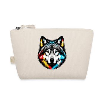 Wolf - Bio-Täschchen - Natur - Vorne