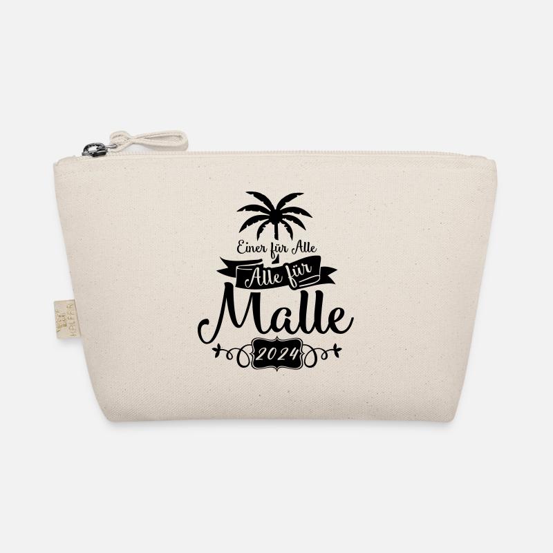 malle einer für alle - Bio-Täschchen - Natur