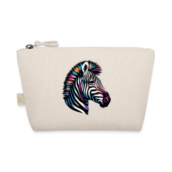 Zebra - Bio-Täschchen - Natur - Vorne