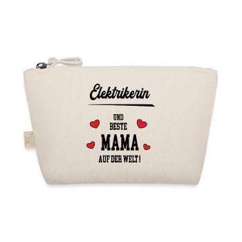 Mama Elektrikerin Muttertag Geburtstag Mutter - Bio-Täschchen - Natur - Vorne