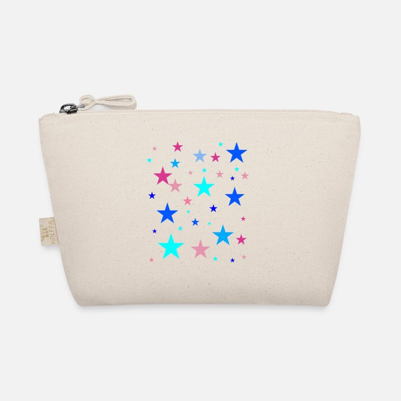 étoiles, Coloré, bleu, rose, rose Trousse biologique