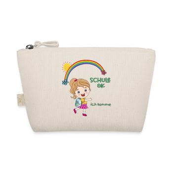 Schulkind, Einschulung - Bio-Täschchen - Natur - Vorne