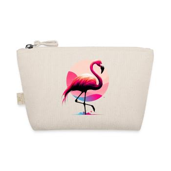 Flamingo - Bio-Täschchen - Natur - Vorne