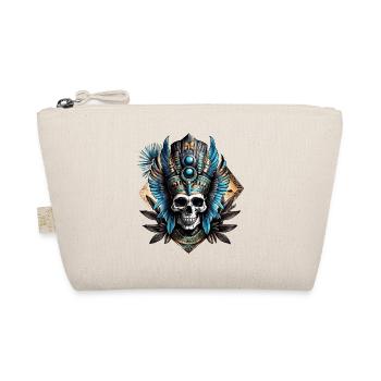 Skull that embodies the mystical aura - Organic Pouch - nature - Front