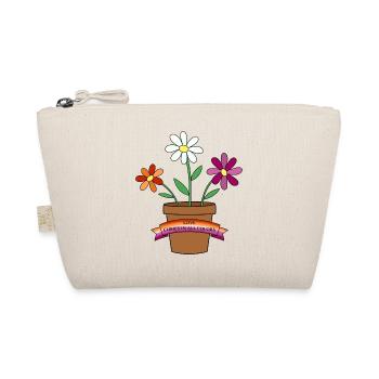 lesbian flowers - Bio-Täschchen - Natur - Vorne