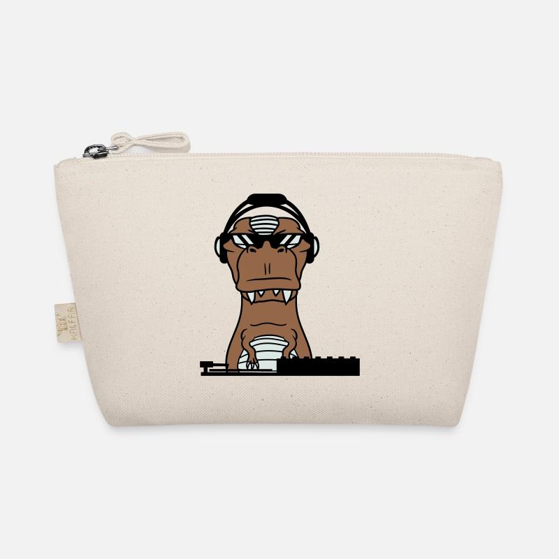 Cool DJ Dinosaur T-Rex Mixer Party Music Organic Pouch