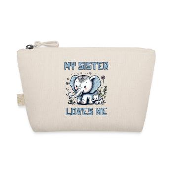 Ma sœur m’aime - Dictons de bébé - Meine Schweste - Trousse biologique - nature - Devant