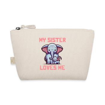 Ma sœur m’aime - Dictons de bébé - Meine Schweste - Trousse biologique - nature - Devant