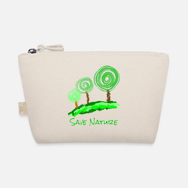 Bäume Abstrakt - Bio-Täschchen - Natur