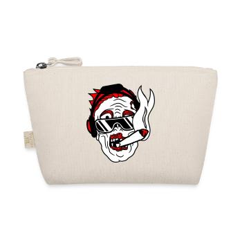 DJ Zombie Monster Horror Halloween Party Music - Organic Pouch - nature - Front