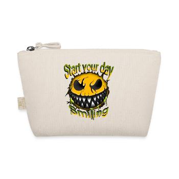 Start your day smiling - Bio-Täschchen - Natur - Vorne