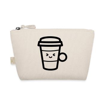 Kaffeebecher - Bio-Täschchen - Natur - Vorne
