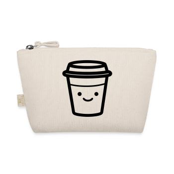 Kaffeebecher - Bio-Täschchen - Natur - Vorne