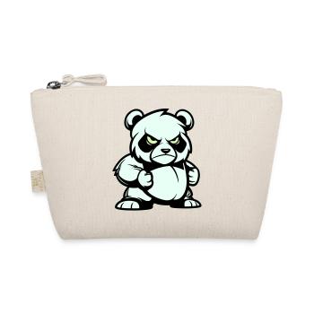 Panda Bear Comic - Organic Pouch - nature - Front