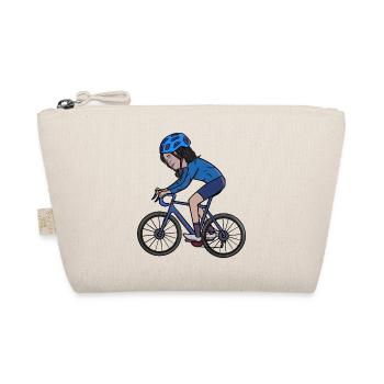Kamala Harris Bike - Organic Pouch - nature - Front