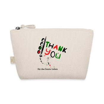 Thank you, thank you for the colorful life - Organic Pouch - nature - Front