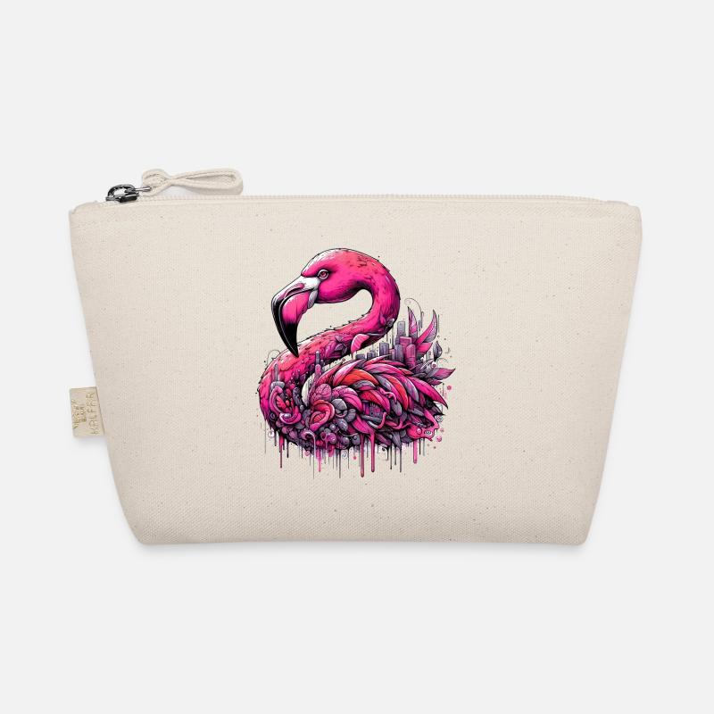 Flamingo - Bio-Täschchen - Natur