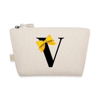 Lettre v nœud jaune - Trousse biologique - nature - Devant