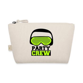 Party Crew Face Celebrate Team Friends Member - Organic Pouch - nature - Front