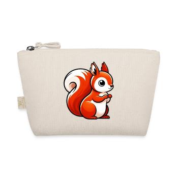 Squirrel - Organic Pouch - nature - Front