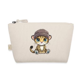 Léopard mignon mignon bébé enfants animal dessin animé - Trousse biologique - nature - Devant