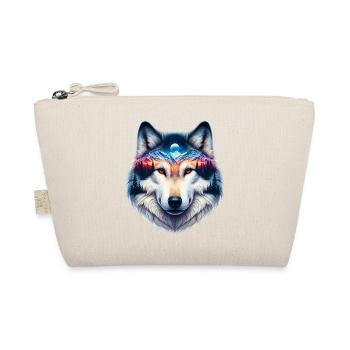 Wolf - Organic Pouch - nature - Front