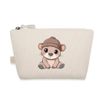 Wombat Cute Cute Baby Kids Animal Cartoon - Organic Pouch - nature - Front