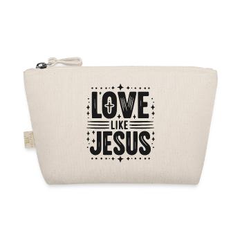 Liebe ist Jesus - Bio-Täschchen - Natur - Vorne