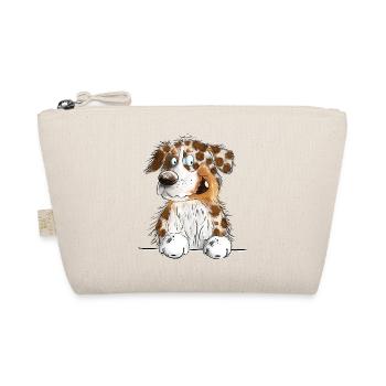 Funny Australian Shepherd Red Merle - Organic Pouch - nature - Front