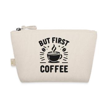 Aber der erste Kaffee - Bio-Täschchen - Natur - Vorne