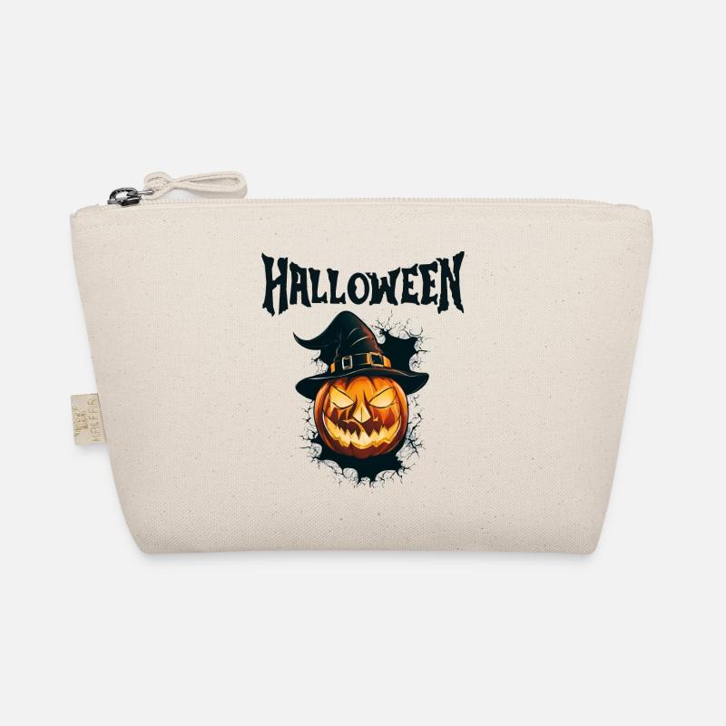 Halloween, Kürbis, Hexerei, Angst Bio-Täschchen